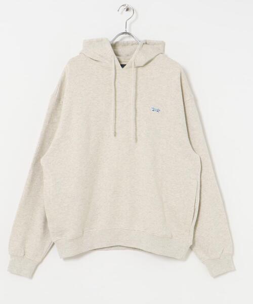 ITEMS URBANRESEARCH（アイテムズ アーバンリサーチ）の「FOX Youth プルオーバーパーカー（スウェット・メンズ・オートミール/チャコールグレー/グリーン・LARGE/MEDIUM）」の9枚目の写真