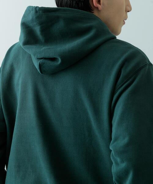 ITEMS URBANRESEARCH（アイテムズ アーバンリサーチ）の「FOX Youth プルオーバーパーカー（スウェット・メンズ・オートミール/チャコールグレー/グリーン・LARGE/MEDIUM）」の12枚目の写真