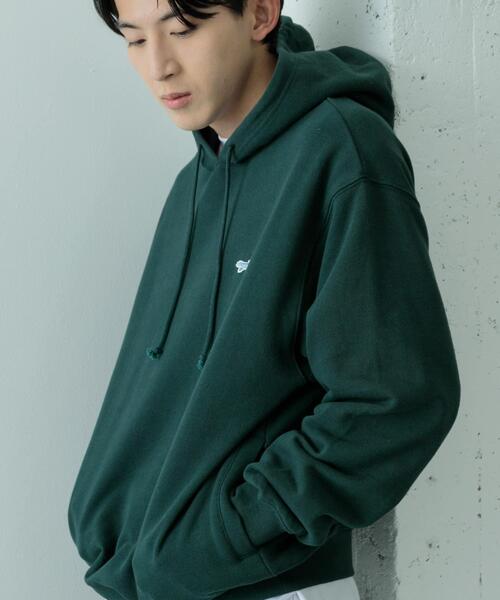 ITEMS URBANRESEARCH（アイテムズ アーバンリサーチ）の「FOX Youth プルオーバーパーカー（スウェット・メンズ・オートミール/チャコールグレー/グリーン・LARGE/MEDIUM）」の13枚目の写真