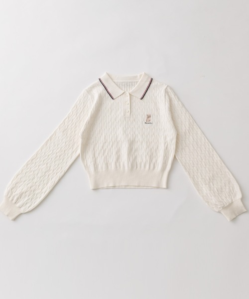 OLIVE des OLIVE（オリーブデオリーブ）の「【WEB限定】長袖ケーブル