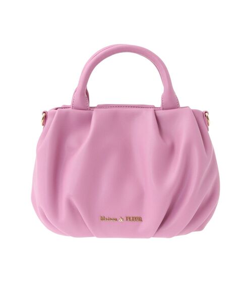 Maison de FLEUR（メゾンドフルール）の「カラフルショルダーバッグ（ショルダーバッグ・レディース・ライトピンク/グレイッシュベージュ/ブラック/ブルー系その他7/ライトグリーン/ピンク・FREE）」の13枚目の写真