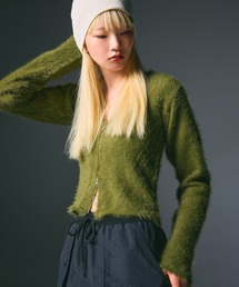 X-girl | SHAGGY KNIT CARDIGAN(カーディガン/ボレロ)