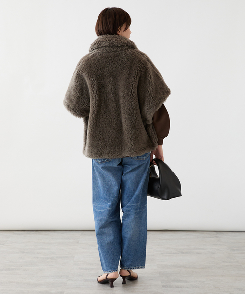 セール】TICCA（ティッカ） Woolファーポンチョ 0243410033