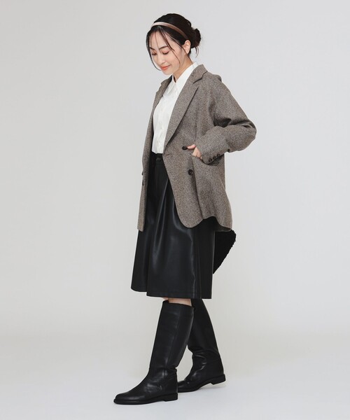 B:MING by BEAMS（ビーミングバイビームス）の「フェイクレザー ハーフ パンツ（S～M）（その他パンツ・レディース・ブラック/ブラウン系その他4・SMALL/MEDIUM）」の9枚目の写真
