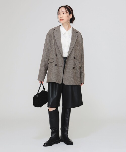 B:MING by BEAMS（ビーミングバイビームス）の「フェイクレザー ハーフ パンツ（S～M）（その他パンツ・レディース・ブラック/ブラウン系その他4・SMALL/MEDIUM）」の10枚目の写真
