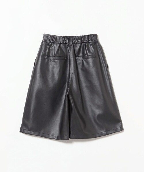 B:MING by BEAMS（ビーミングバイビームス）の「フェイクレザー ハーフ パンツ（S～M）（その他パンツ・レディース・ブラック/ブラウン系その他4・SMALL/MEDIUM）」の16枚目の写真