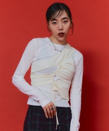 【led.tokyo】レイヤードトップスセット