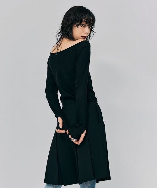 セール】【led.tokyo】レイヤードトップスセット（Tシャツ