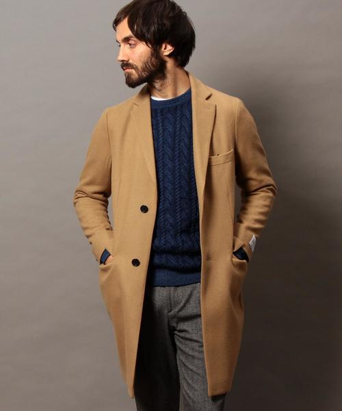 BEAUTY&YOUTH UNITED ARROWS メルトン チェスターコート WEB限定 WARDROBE SMART】PE メルトン チェスターコート