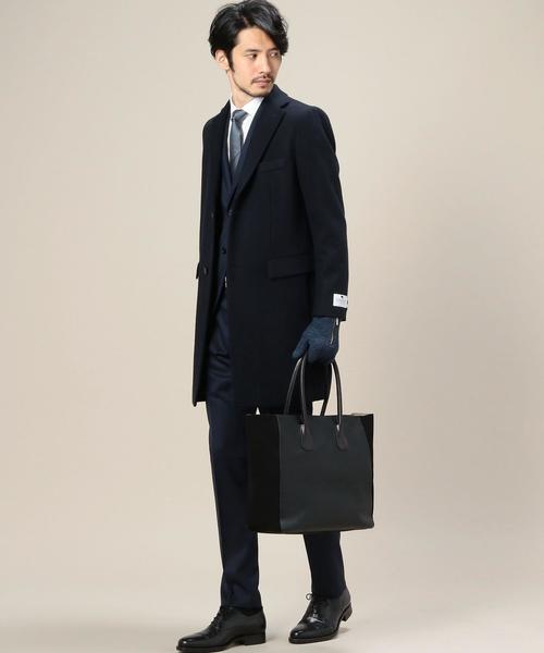 BEAUTY&YOUTH UNITED ARROWS(ビューティーアンドユースユナイテッドアローズ)の「BY ∴ メルトン チェスター コート ◇(チェスターコート・メンズ・ロイヤルブルー/ネイビー/ベージュ・LARGE/MEDIUM/SMALL/X-LARGE)」の14枚目の写真