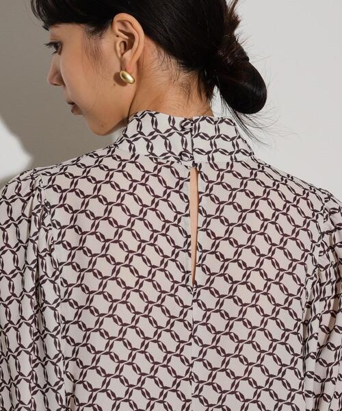 GALLEST（ギャレスト）の「◆ヴィンテージ柄ブラウス（シャツ/ブラウス・レディース・ブラック系4/アイボリー系4・38）」の14枚目の写真