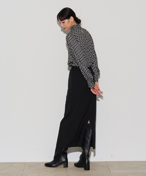 GALLEST（ギャレスト）の「◆ヴィンテージ柄ブラウス（シャツ/ブラウス・レディース・ブラック系4/アイボリー系4・38）」の5枚目の写真