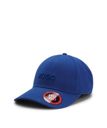 HUGO（ヒューゴ）の「ロゴフロント＆バイザー コットンツイル キャップ（キャップ）」
