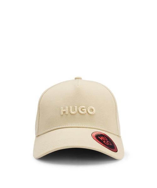 HUGO（ヒューゴ）の「ロゴフロント＆バイザー コットンツイル キャップ（キャップ・メンズ・ブラック/ブラック系その他/ブラウン/カーキ/ブルー/ベージュ・ONESIZE）」の18枚目の写真