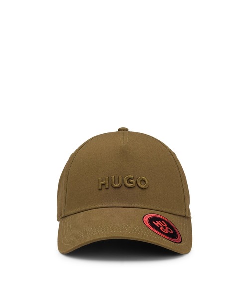 HUGO（ヒューゴ）の「ロゴフロント＆バイザー コットンツイル キャップ（キャップ・メンズ・ブラック/ブラック系その他/ブラウン/カーキ/ブルー/ベージュ・ONESIZE）」の17枚目の写真