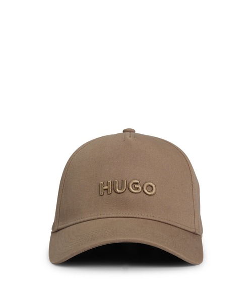 HUGO（ヒューゴ）の「ロゴフロント＆バイザー コットンツイル キャップ（キャップ・メンズ・ブラック/ブラック系その他/ブラウン/カーキ/ブルー/ベージュ・ONESIZE）」の16枚目の写真