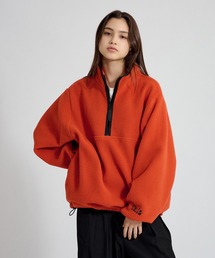 HALF ZIP BOA FLEECE PULLOVER / ハーフジップボアフリースプルオーバー