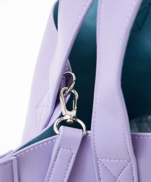 cheek(BAG)(チーク)の「【cheek/チーク】2WAY トートバッグ / リベット / フェイクレザー / 軽量(トートバッグ・レディース・ラベンダー/ブラック/シルバー/キャメル/イエロー・フリー)」の17枚目の写真
