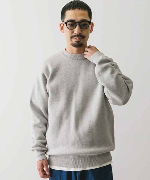 セール】『洗濯可』ミラノリブ クルーネックニット（ニット