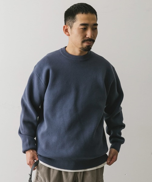 セール】『洗濯可』ミラノリブ クルーネックニット（ニット