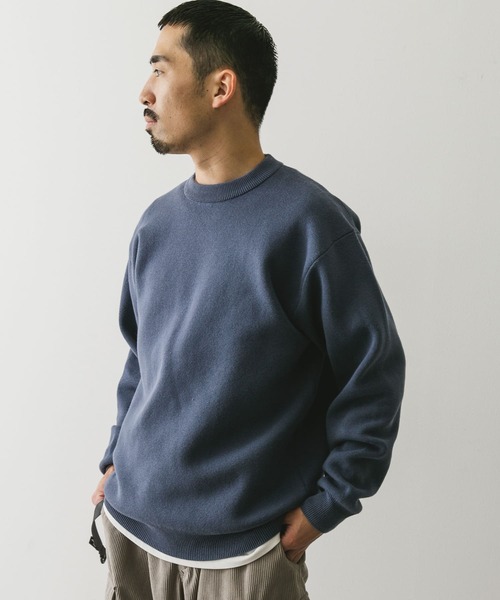 セール】『洗濯可』ミラノリブ クルーネックニット（ニット/セーター