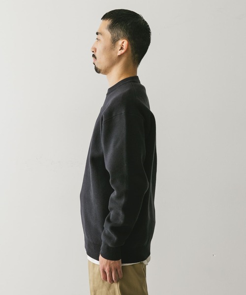 URBAN RESEARCH DOORS(アーバンリサーチドアーズ)の「『洗濯可』ミラノリブ クルーネックニット(ニット/セーター・メンズ・ホワイト系その他/ブルー/チャコールグレー・MEDIUM/LARGE)」の6枚目の写真