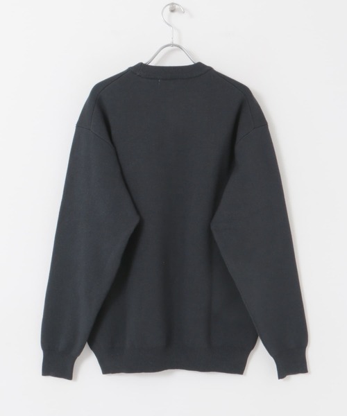 URBAN RESEARCH DOORS(アーバンリサーチドアーズ)の「『洗濯可』ミラノリブ クルーネックニット(ニット/セーター・メンズ・ホワイト系その他/ブルー/チャコールグレー・MEDIUM/LARGE)」の12枚目の写真