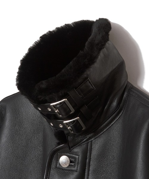 MOUTON LEATHER JACKET / ムートン レザー ジャケット（ムートンコート