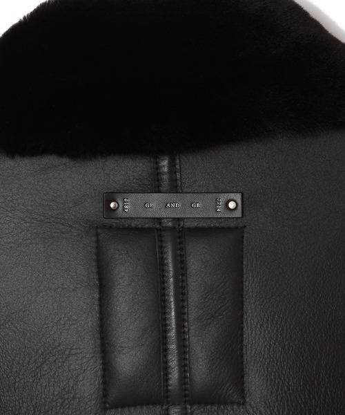 MOUTON LEATHER JACKET / ムートン レザー ジャケット（ムートンコート