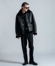 CRIMIE（クライミー）の「MOUTON LEATHER JACKET / ムートン レザー