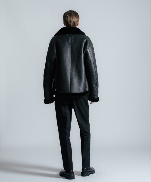 MOUTON LEATHER JACKET / ムートン レザー ジャケット（ムートンコート