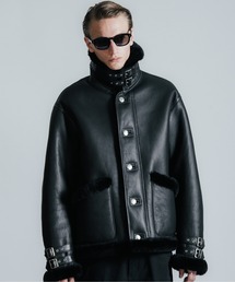 CRIMIE（クライミー）の「MOUTON LEATHER JACKET / ムートン レザー