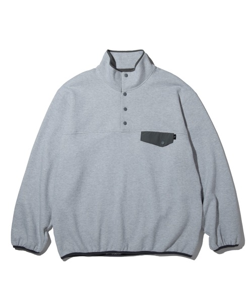 Kinetics（キネティクス）の「PRECEPT SNAP PULLOVER SWEAT（プリセプト スウェット モックプルオーバー）（スウェット・メンズ・ブラック/グレー・LARGE/X-LARGE/MEDIUM）」の2枚目の写真