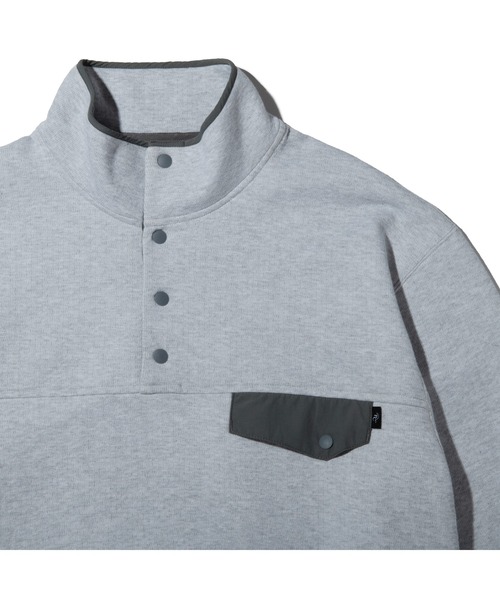 Kinetics（キネティクス）の「PRECEPT SNAP PULLOVER SWEAT（プリセプト スウェット モックプルオーバー）（スウェット・メンズ・ブラック/グレー・LARGE/X-LARGE/MEDIUM）」の6枚目の写真
