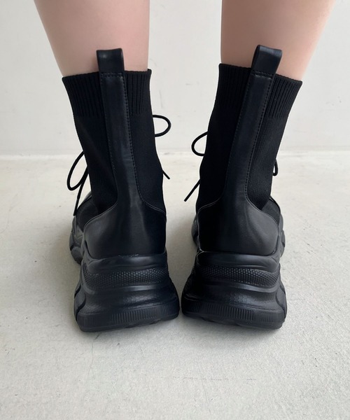 Oriental Traffic ブラックブーツ ORiental TRaffic｜オリエンタルトラフィックのブーツ（ブラック