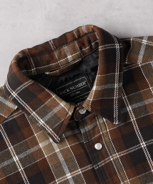 BACK NUMBER（バックナンバー）の「【BACK NUMBER】中綿ウエスタンジャケット（ブルゾン・メンズ・ブラック/ベージュ・M/L/XL）」の5枚目の写真