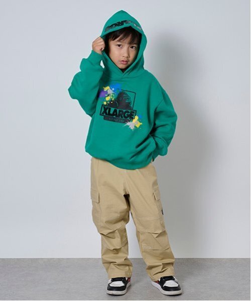 XLARGE KIDS（エクストララージキッズ）の「配色ベルトつきカーゴパンツ（その他パンツ・キッズ・カーキ/ベージュ/ネイビー・90cm/100cm/110cm/120cm/130cm/140cm）」の22枚目の写真
