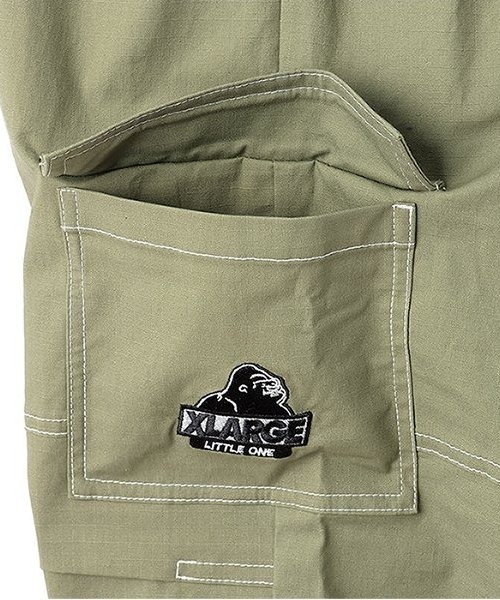 XLARGE KIDS（エクストララージキッズ）の「配色ベルトつきカーゴパンツ（その他パンツ・キッズ・カーキ/ベージュ/ネイビー・90cm/100cm/110cm/120cm/130cm/140cm）」の9枚目の写真