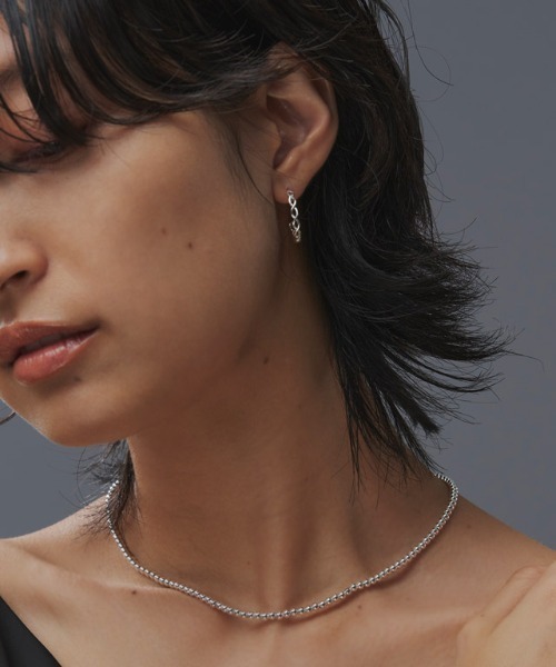 RASW（ラス）の「[RASW]silver925チェーンフープピアス（ピアス（両耳用）・レディース・シルバー・FREE）」の6枚目の写真