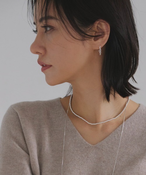 RASW（ラス）の「[RASW]silver925チェーンフープピアス（ピアス（両耳用）・レディース・シルバー・FREE）」の7枚目の写真