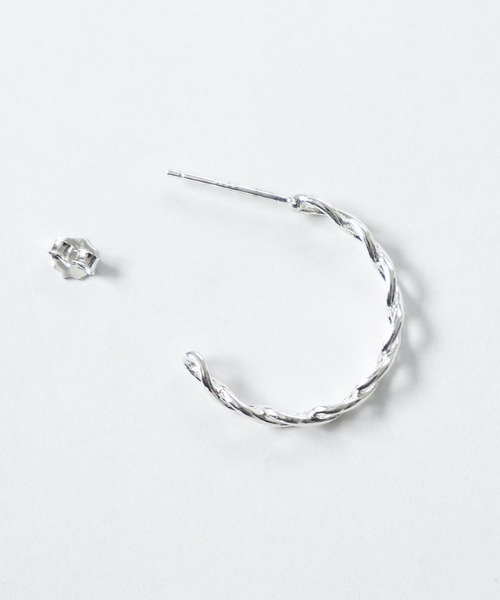 RASW（ラス）の「[RASW]silver925チェーンフープピアス（ピアス（両耳用）・レディース・シルバー・FREE）」の9枚目の写真