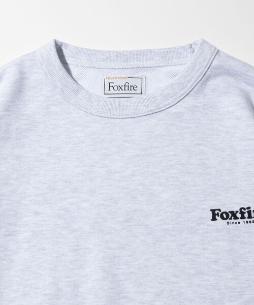 Foxfire(フォックスファイヤー)の「Foxfire/フォックスファイヤー 別注 Foxfire プリントクルーネック スウェット/Foxfireベア/バックプリント/リラックスフィット(スウェット・メンズ・チャコールグレー/ライトグレー/ネイビー・MEDIUM/LARGE)」の16枚目の写真