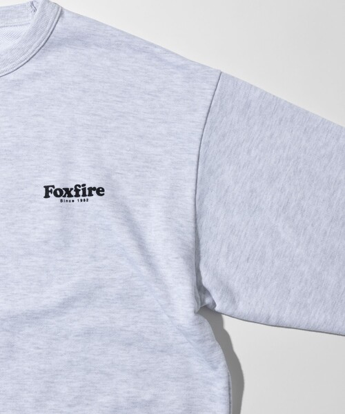 Foxfire(フォックスファイヤー)の「Foxfire/フォックスファイヤー 別注 Foxfire プリントクルーネック スウェット/Foxfireベア/バックプリント/リラックスフィット(スウェット・メンズ・チャコールグレー/ライトグレー/ネイビー・MEDIUM/LARGE)」の17枚目の写真