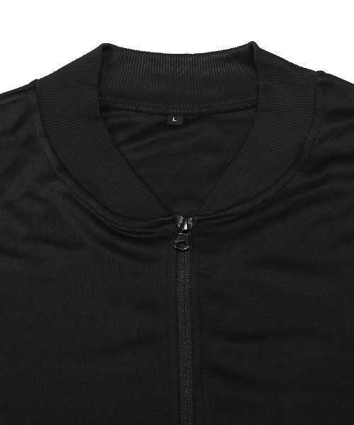 LUXSTYLE(ラグスタイル)の「無地ジャージサムホール付きブルゾン(ブルゾン・メンズ・杢グレー/ブラック/ブラックミックス・XL/L/M)」の21枚目の写真