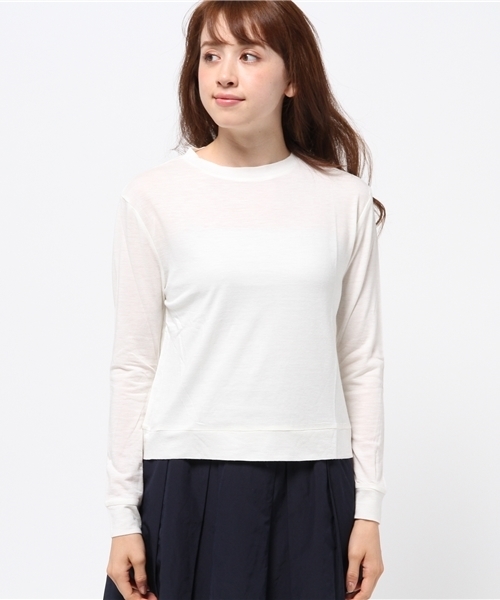 OUTLET(アウトレット)の「【Sheta】シースルートップ(Tシャツ/カットソー・レディース・グレー/ホワイト/ブラック・FREE)」の8枚目の写真