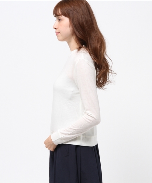 OUTLET(アウトレット)の「【Sheta】シースルートップ(Tシャツ/カットソー・レディース・グレー/ホワイト/ブラック・FREE)」の9枚目の写真