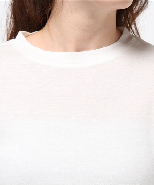 OUTLET(アウトレット)の「【Sheta】シースルートップ(Tシャツ/カットソー・レディース・グレー/ホワイト/ブラック・FREE)」の5枚目の写真