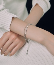 novice（ノーヴィス）の「【novice】CZ & Round Chain Bracelet［Stainless］（ブレスレット）」