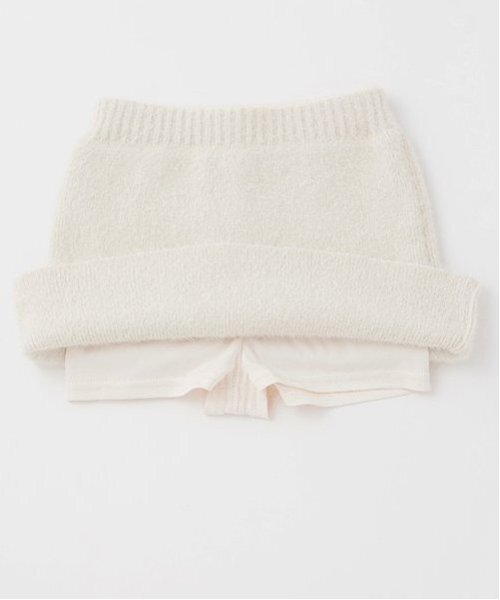 petit main(プティマイン)の「【リンク】ラメニットスカート(キッズ)(スカート・キッズ・アイボリー/グレー・S/M/L)」の12枚目の写真
