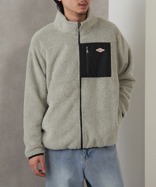 セール】【BALL】表ボア裏フリース ボンディング スタンドジャケット